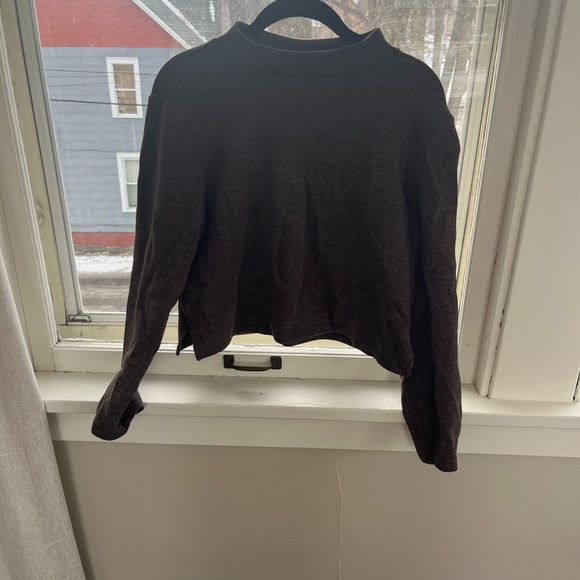 Women's Black Sweater Top - Picture 2 of 2